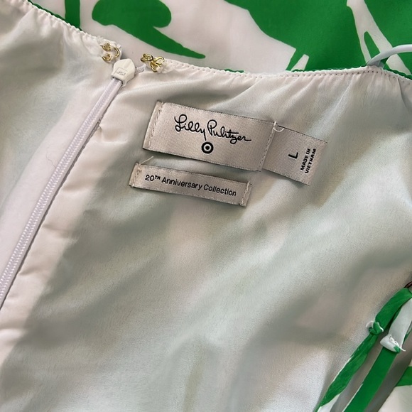 Lilly Pulitzer for Target Green and White Tropical Print Jumper Size Large - Picture 2 of 6